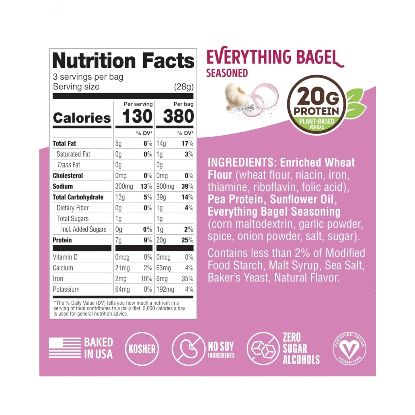 Fitzels Pretzels con Proteína - Ajo