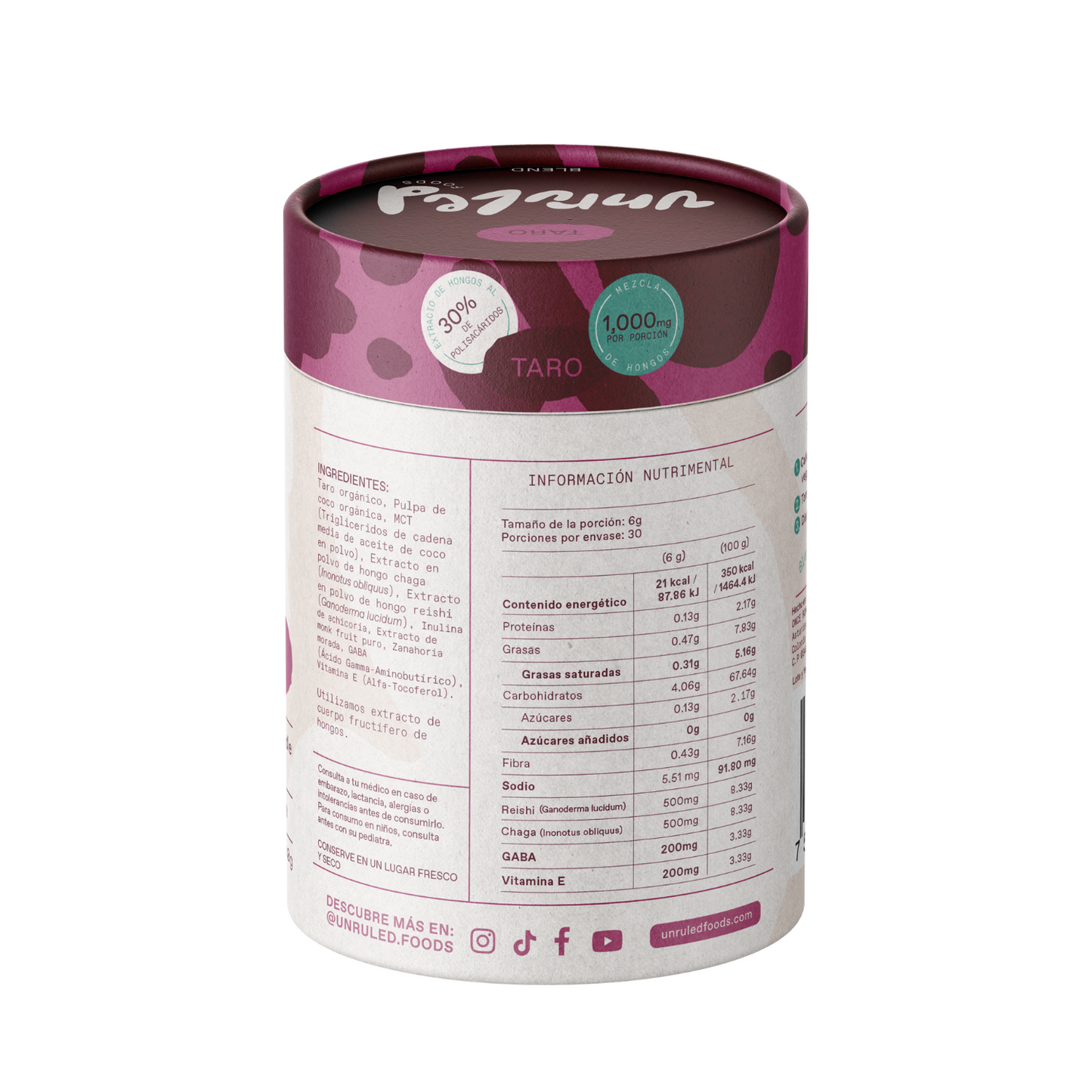 Taro Blend con Adaptógenos Bote