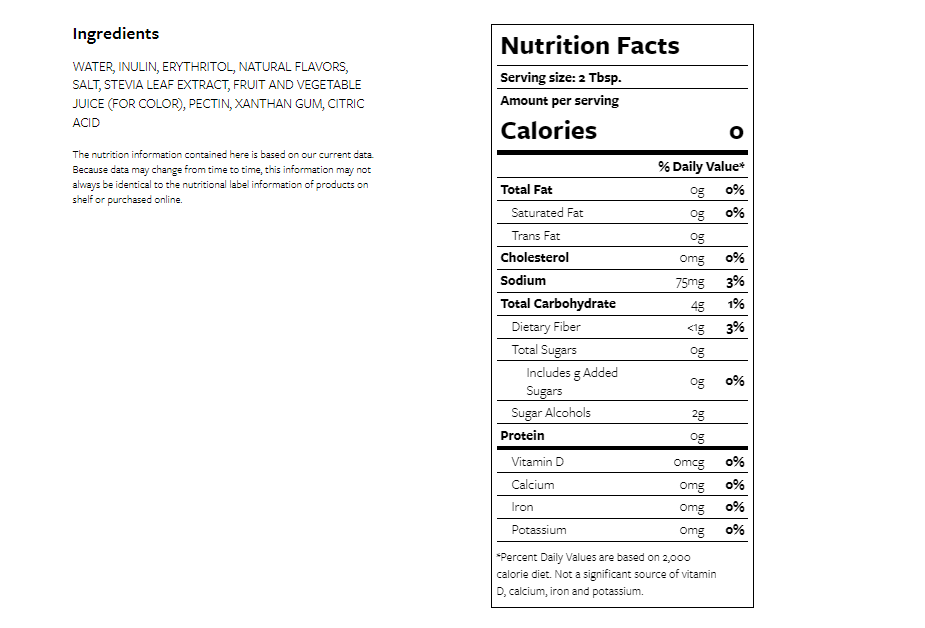 Jarabe Torani Caramelo Puremade Zero Sugar