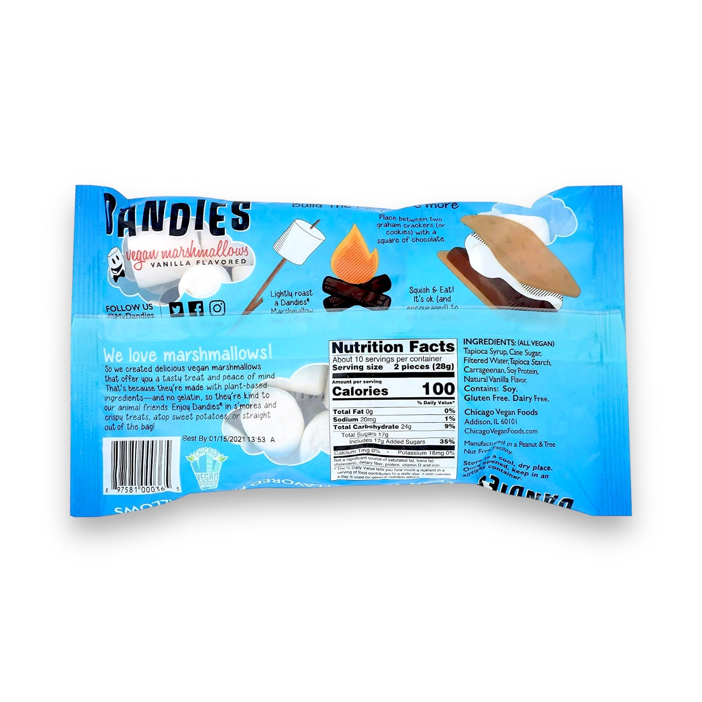 Malvaviscos Veganos Dandies