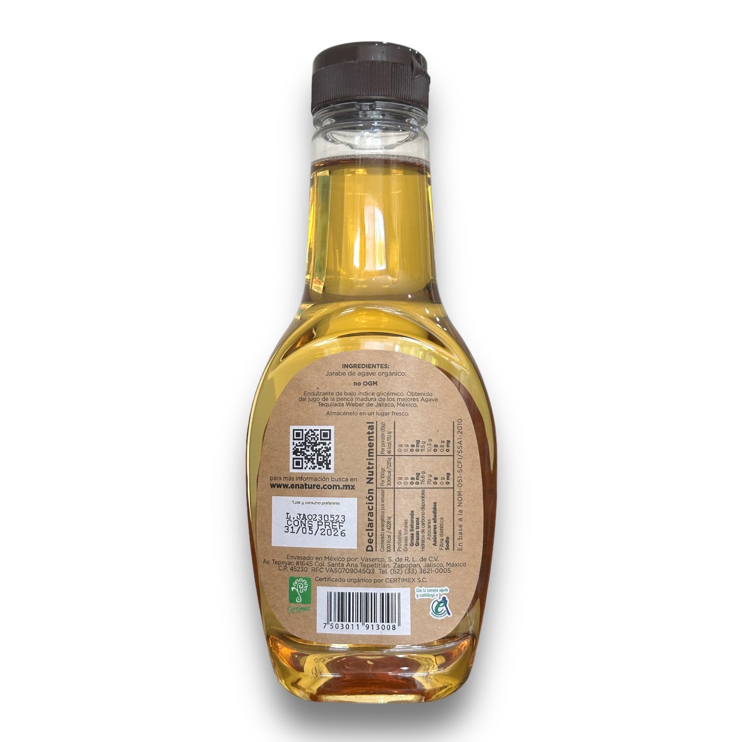 Jarabe de Agave Orgánico Enature