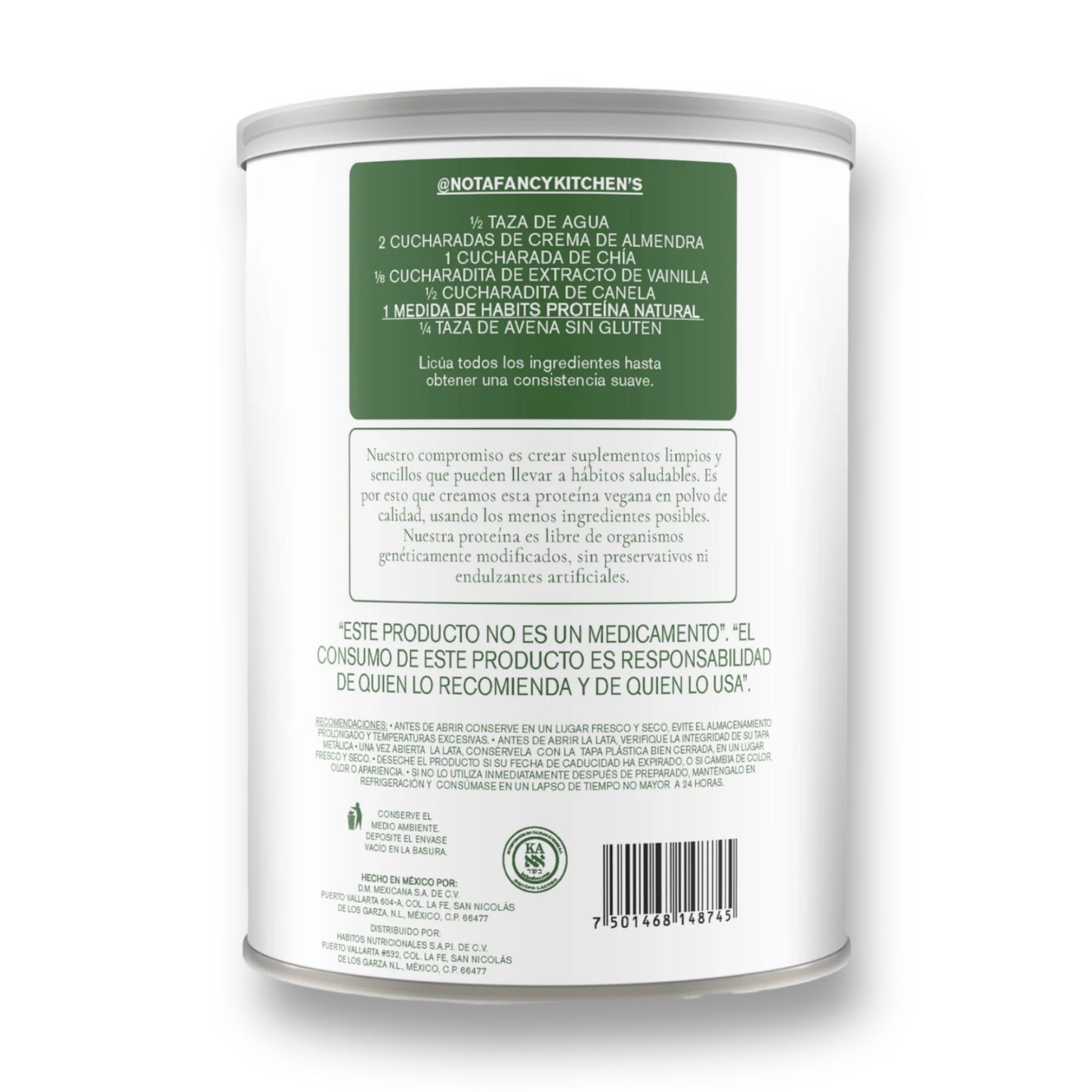 Proteína Natural HABITS (488g)