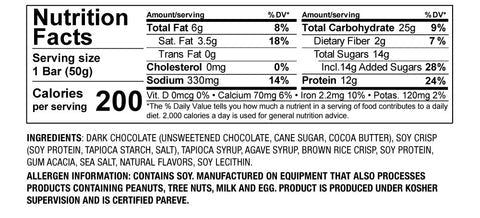 NuGo Dark Barra de proteína Pretzel Chocolate