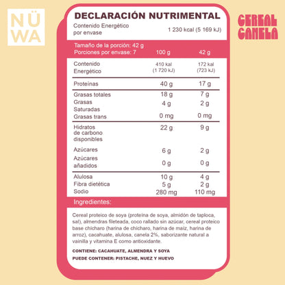 Cereal NÜWA Canela (300gr)