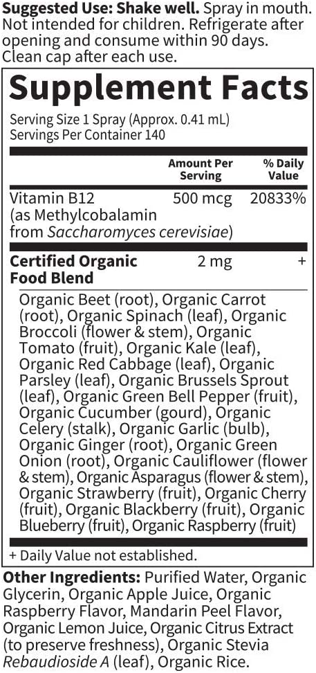 Vitamina B12 Orgánica
