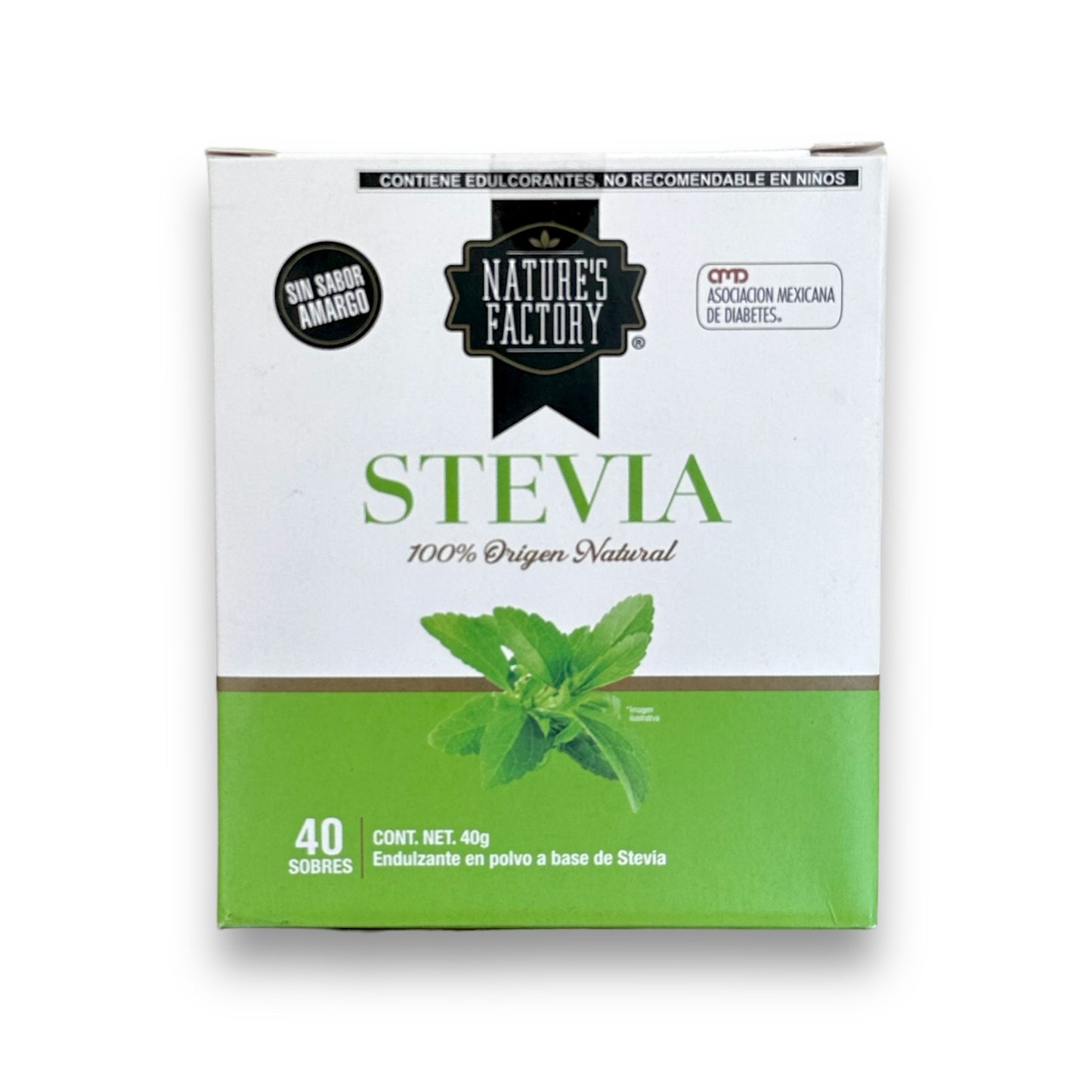 Stevia en Polvo (40 Sobres)