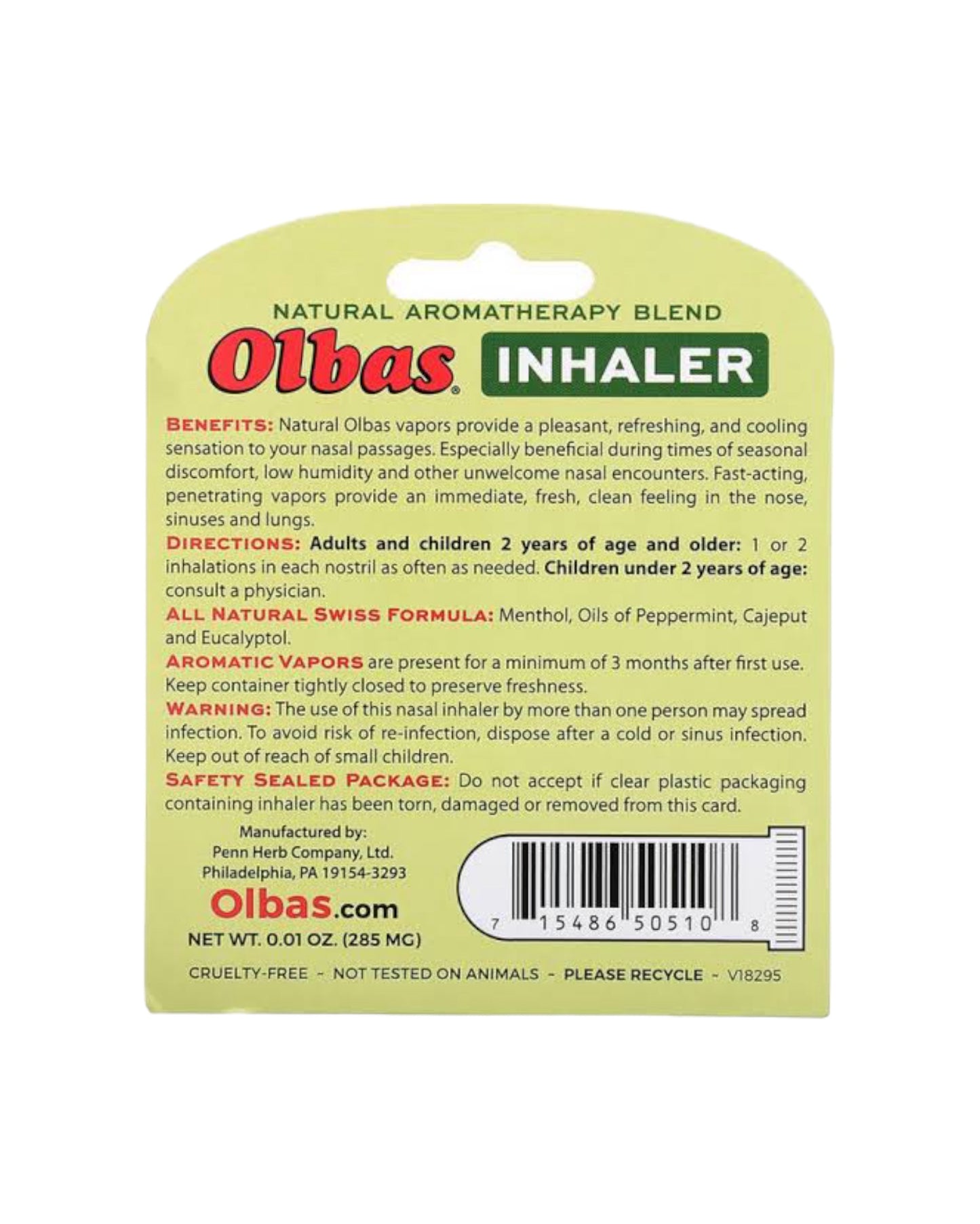 Olbas Inhalador natural