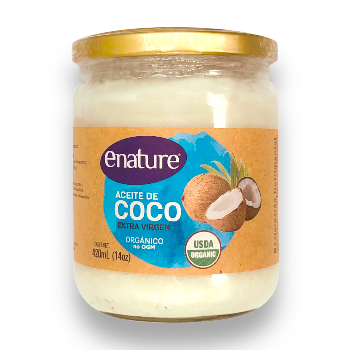Aceite de Coco Orgánico Extra Virgen 420 ml