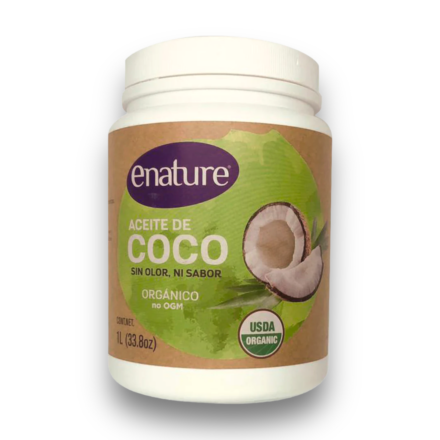 Aceite de Coco Orgánico Sin olor ni sabor 1L