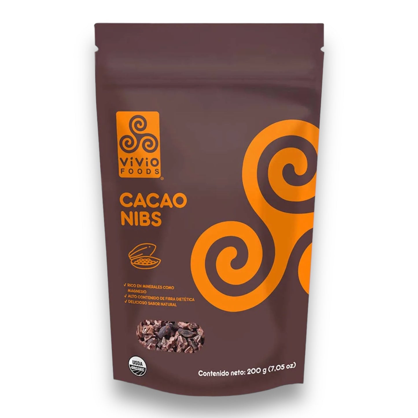 Cacao Nibs Orgánico Vivio Foods
